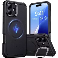   ESR Cyber Tough HaloLock Case + Stash Stand Hátlap Apple iPhone 16 Plus Fekete MagSafe kompatibilis 1A7640102