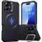 ESR Cyber Tough HaloLock Case + Stash Stand Hátlap Apple iPhone 16 Plus Fekete MagSafe kompatibilis 1A7640102
