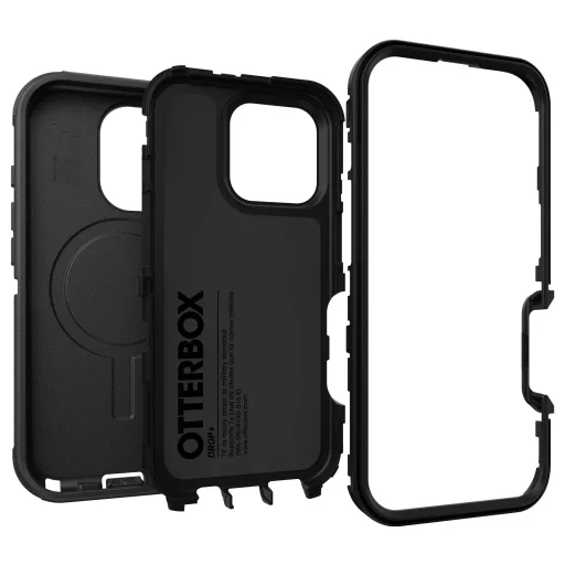 Otterbox Defender Hátlap Apple iPhone 16 Pro Fekete MagSafe kompatibilis, Ütésálló 77-95975