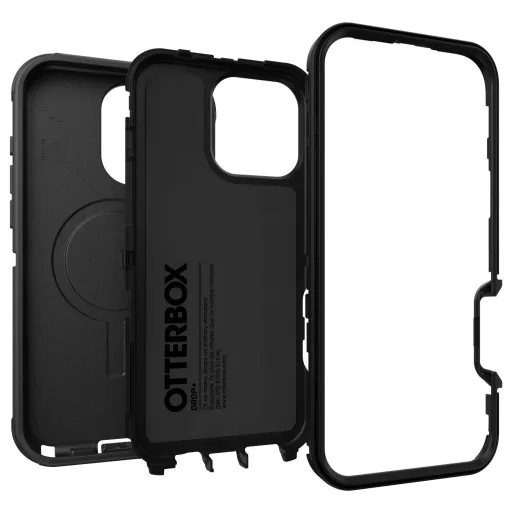 Otterbox Defender Hátlap Apple iPhone 16 Pro Max Fekete MagSafe kompatibilis, Ütésálló 77-95989