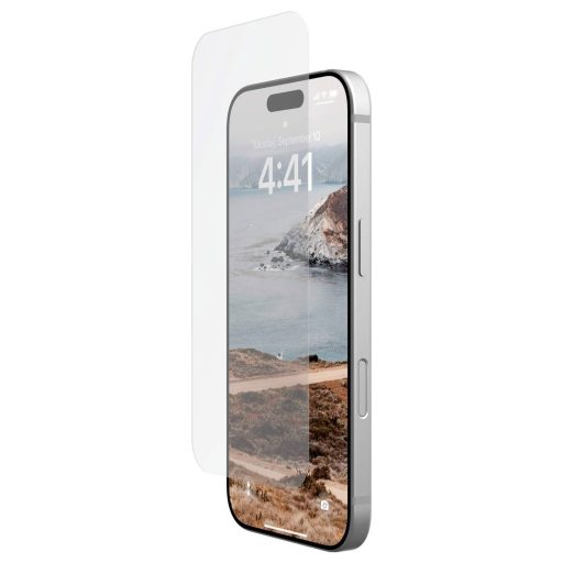 Urban Armor Gear Tempered Glass Kijelzővédő üveg Apple iPhone 16 Pro 1 db Ujjlenyomatmentes, Karcálló 14436211NA