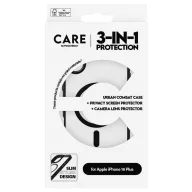   PanzerGlass CARE by ® Panzerglas 3-in-1 Protection Hátlap Apple iPhone 16 Plus Átlátszó, Fekete Induktív töltés B1359+P2863+1283