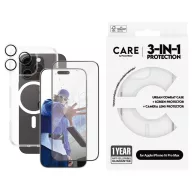   PanzerGlass CARE by ® Panzerglas 3-in-1 Protection Hátlap Apple iPhone 16 Pro Max Átlátszó Induktív töltés B1340+2864+1286