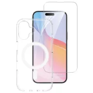   4Smarts 3in1 Premium Starter Set Hátlap Apple iPhone 16 Átlátszó Induktív töltés 541176