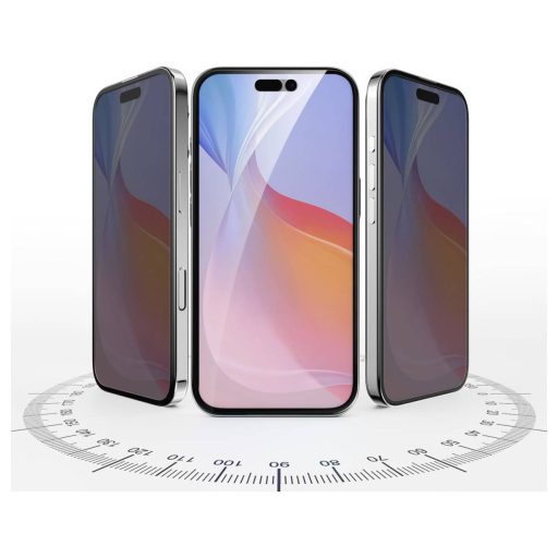 4Smarts Second Glass Privacy Kijelzővédő üveg Apple iPhone 16 1 db Ujjlenyomatmentes, Karcálló 541197