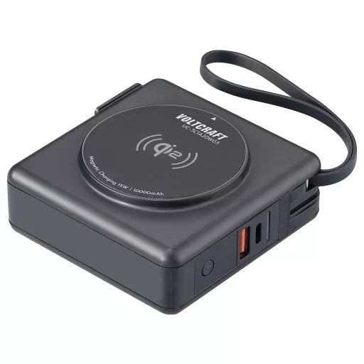 VOLTCRAFT UC-3C1A20W03 Úti töltőadapter 20 W 1x USB-A, 3x USB-C® Fast Charge, Power Delivery Fekete Beltér Vezeték nélküli töltő