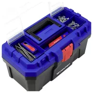   WorkPro WP283001 410 x 230 x 205 mm Szerszámos láda tartalom nélkül Kék, Fekete