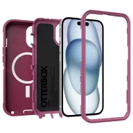   Otterbox Defender Hátlap Apple iPhone 16e, iPhone 15, iPhone 14, iPhone 13 Rózsaszín MagSafe kompatibilis 77-97535