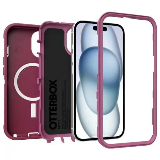 Otterbox Defender Hátlap Apple iPhone 16e, iPhone 15, iPhone 14, iPhone 13 Rózsaszín MagSafe kompatibilis 77-97535