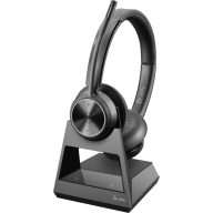   HP Poly DECT Headset Savi 7320 Office Stere On Ear headset Bluetooth® Stereo Fekete Noise Cancelling Számítógép