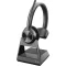 HP Poly DECT Headset Savi 7310 Office mono On Ear headset Bluetooth® Mono Fekete Noise Cancelling Számítógép