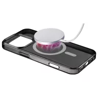   Cellularline Gloss MagSafe Case Hátlap Apple iPhone 16 Pro Fekete Induktív töltés GLOSSMAGIPH16PROK