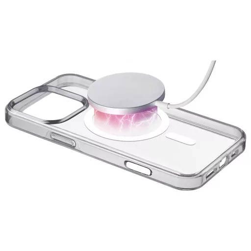 Cellularline Gloss MagSafe Case Hátlap Apple iPhone 16 Pro Max Átlátszó Induktív töltés GLOSSMAGIPH16PRMT