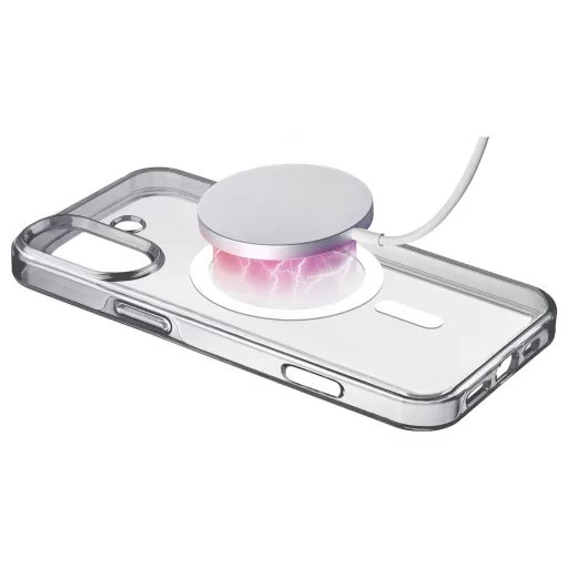 Cellularline Gloss MagSafe Case Hátlap Apple iPhone 16 Átlátszó Induktív töltés GLOSSMAGIPH16T