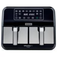   Kenwood Home Appliance HFM20.000MB Forrólevegős fritőz 8 l 1700 W Időzítő funkció, Tapadásmentes bevonat Fekete/ezüst