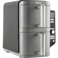   Ninja Double Stack XL 2 Forrólevegős fritőz 9.5 l 2470 W Fekete