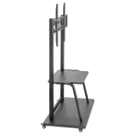   Manhattan Multimedia TV-Ständer auf Rollen mit extrem hoher Traglast 150 kg 37 bis 100 TV kocsi 94,0 cm (37) - 254,0 cm (100) Állítható magasságú