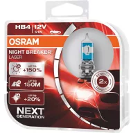   Osram Automotive 9006NL-2HB Halogén fényforrás Night Breaker® Laser Next Generation HB4 51 W 12 V