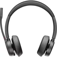  HP Poly Voyager 4320 UC Stereo On Ear headset Bluetooth® Stereo Fekete Noise Cancelling Hangerő szabályozás Számítógép