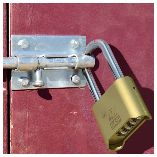 Basi 6231-5000 Függő lakat 52 mm Sárgaréz Számkódos zár