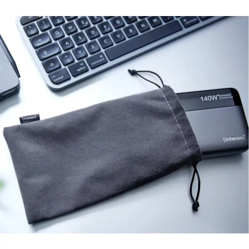 Intenso HE25000 Powerbank 25000 mAh Quick Charge, Power Delivery LiPo USB-A, USB-C® Fekete