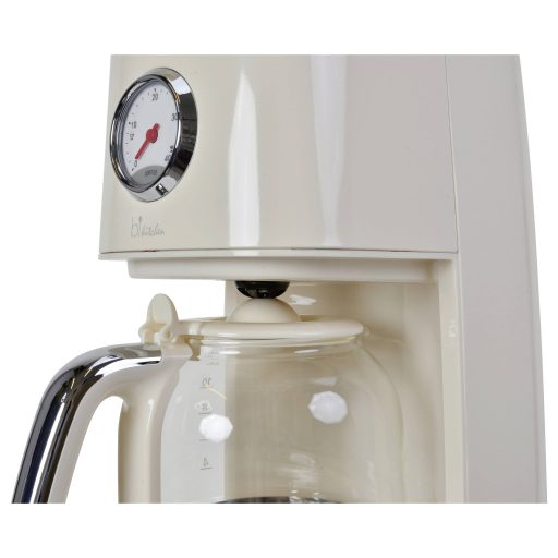 BiKitchen nostalgia 150 Kávéfőző Krémfehér (fényes) Kapacitás, csésze=12 Üveg kanna, Melegentartás
