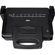   Silva Homeline KG 2410 Kontakt grill Elektromos Tapadásmentes bevonat, Összehajtható, Visszajelző lámpa Fekete