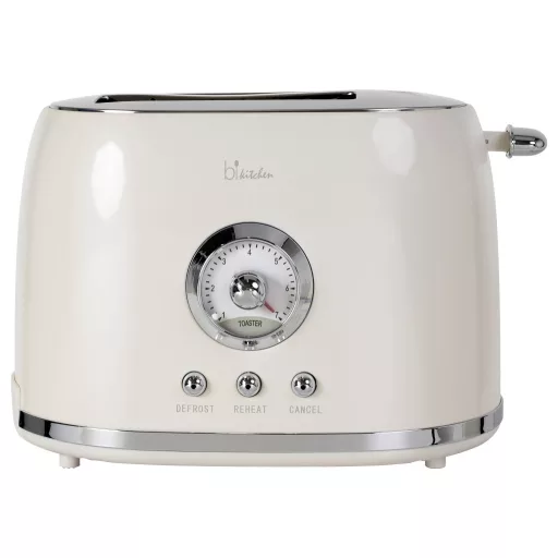 BiKitchen nostalgia 200 Kenyérpirító Krémfehér (fényes)