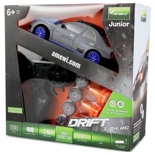 Amewi 21107 Drift Sport Car 1:24 RC kezdő modellautó Elektro Sportkocsi 4WD