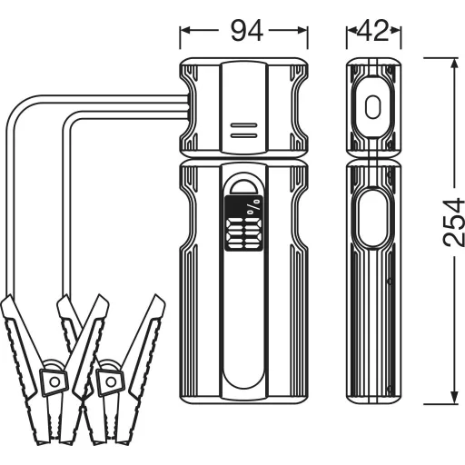 Osram Automotive Gyorsindító rendszer BATTERYjumpstart 1500 OJS030