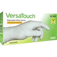   Ansell VersaTouch 92205100 100 db Nitril Eldobható kesztyű Méret (kesztyű): XL, 9.5, 10 EN 21420:2020