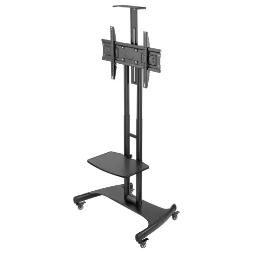 SpeaKa Professional SP-TVC-710 TV kocsi 81,3 cm (32) - 190,5 cm (75) Padlóállvány, Állítható magasságú, Csuklóval mozgatható, Notebook tartó