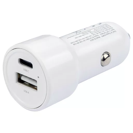 Skross Kettős autós töltő 65W PD Terhelhetőség max.=3.25 A 12 V-ról 5 V-ra, 12/24 V, 24 V-ról 5 V-ra