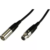   Monacor MCM-500/SW XLR Kábel [1x Mini XLR dugó - 1x Mini XLR alj] 5 m Fekete