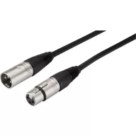   Monacor MECN-600/SW XLR Kábel [1x XLR dugó - 1x XLR alj] 6 m Fekete