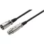 Monacor MEC-1500/SW XLR Kábel [1x XLR dugó - 1x XLR alj] 15 m Fekete