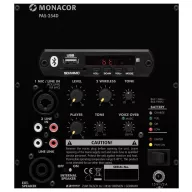 Monacor PAS-254D Hordozható erősítő rendszer