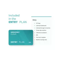   Arduino 1 year Arduino Cloud Entry Plan Cloud tanusítvány Alkalmas: Arduino