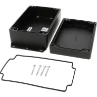   Hammond Electronics 1550Z116FBK Univerzális műszerdobozok 161 x 100 x 60 Alumínium öntvény Fekete 1 db