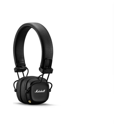 Marshall Major IV Bluetooth Black Over Ear fejhallgató Bluetooth®, Vezetékes Stereo Fekete HiFi