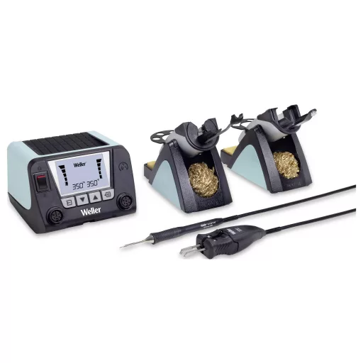Weller WT2023M Forrasztóállomás készlet 40 W, 80 W 100 - 450 °C Forrasztóheggyel, Tartóval, Csipesszel
