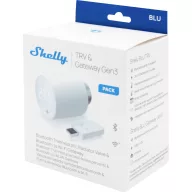  Shelly Shelly BLU TRV Heizkörperthermostat Einzelpackung Gateway, Fűtőtest termosztát Bluetooth Low Energy, Wi-Fi