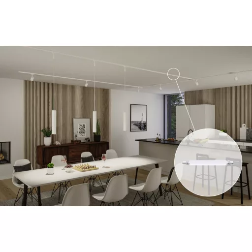 Paulmann 95674 Nagyfeszültségű sínes rendszer elemek Dimmer/switch csatlakozó Fehér