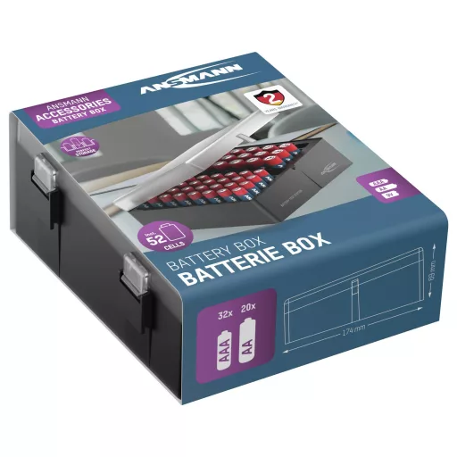 Ansmann Elemkészlet Mikro, Ceruza 52 db Dobozzal