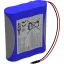 Ansmann 1S3P Akkucsomag Cellaszám: 3 Elem- és akkuméret: 18650 Kábel Lítiumion 3.6 V 10500 mAh