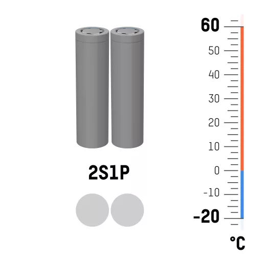 Ansmann 2S1P Akkucsomag Cellaszám: 2 Elem- és akkuméret: 18650 Kábel Lítiumion 7.2 V 3500 mAh