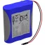 Ansmann 3S1P Akkucsomag Cellaszám: 3 Elem- és akkuméret: 18650 Kábel Lítiumion 10.8 V 3500 mAh