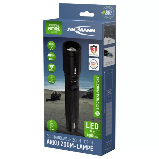 Ansmann LED Kézilámpa Akkuról üzemeltetett 1000 lm 226 g