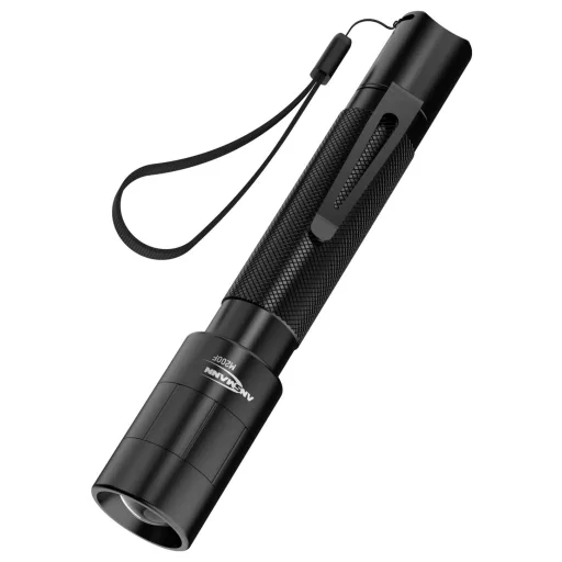 Ansmann LED Kézilámpa Övcsíptetővel, Csuklópánt Elemekről üzemeltetett 240 lm 129 g