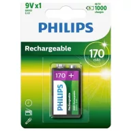 9 V-os akku Philips HR22 NiMH 8.4 V 170 mAh 1 db